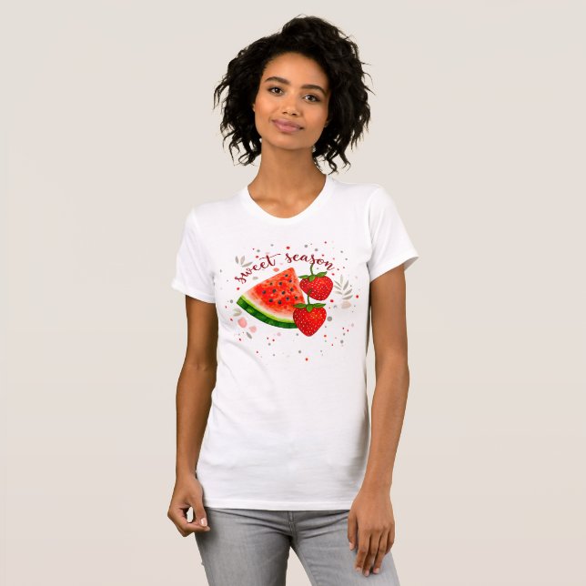 T-shirt Douce Saison-Édition Été (Devant entier)