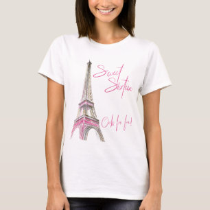 T-shirt Douce Seize Paris Tour Eiffel Oh La La