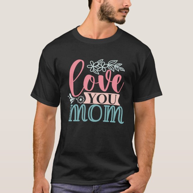 T-shirt Douce Simplicité  J'aime maman (Devant)