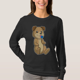 T-shirt Douces de chien Lollipop