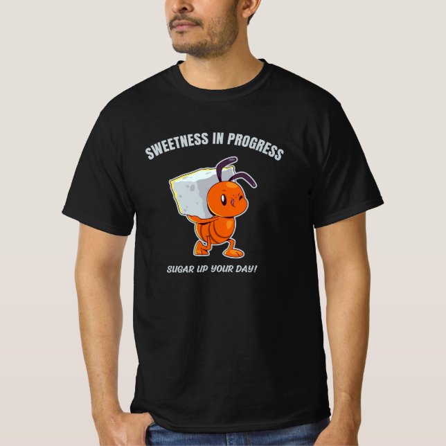 T-shirt Douceur en Progrès - Jolie Fourmi Transportant du  (Devant)