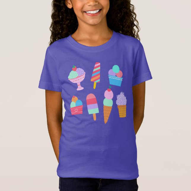 T-Shirt Douceurs d'été sucrées (Devant)