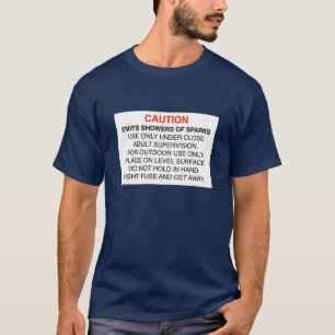 T-shirt douches des étincelles