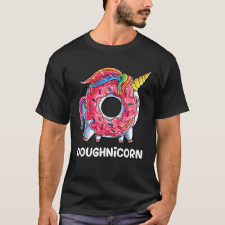 T-shirt Doughnicorn Unicorn Donut Rainbow Cadeaux Filles