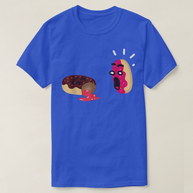 T-shirt Doughnut Funny  (Design devant)