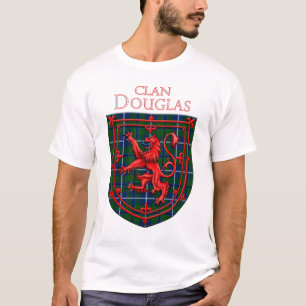 T-shirt Douglas Tartan Scottish Plaid Lion Rampant