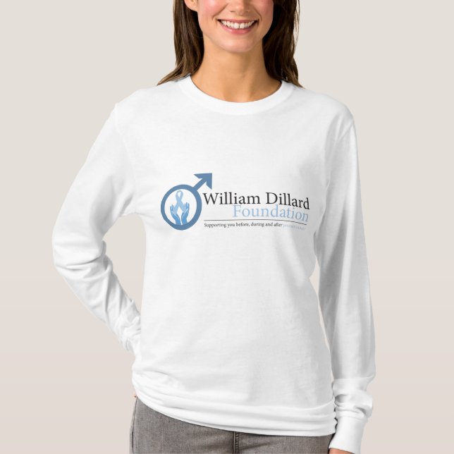 T-shirt Douille adaptée des femmes de WDF la longue (Devant)