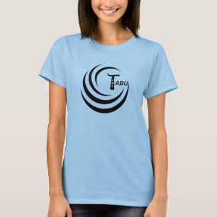 T-shirt Douille courte de dames taboues de logo je vous