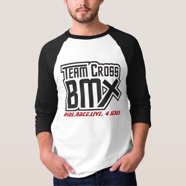 T-shirt Douille croisée de l'équipe BMX 3/4 (Devant)