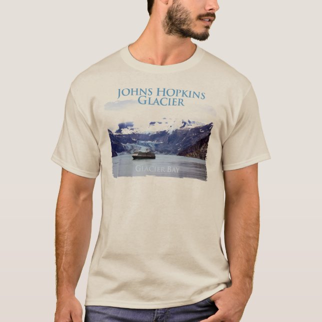 T-shirt Douille de base de glacier de Johns Hopkins longue (Devant)