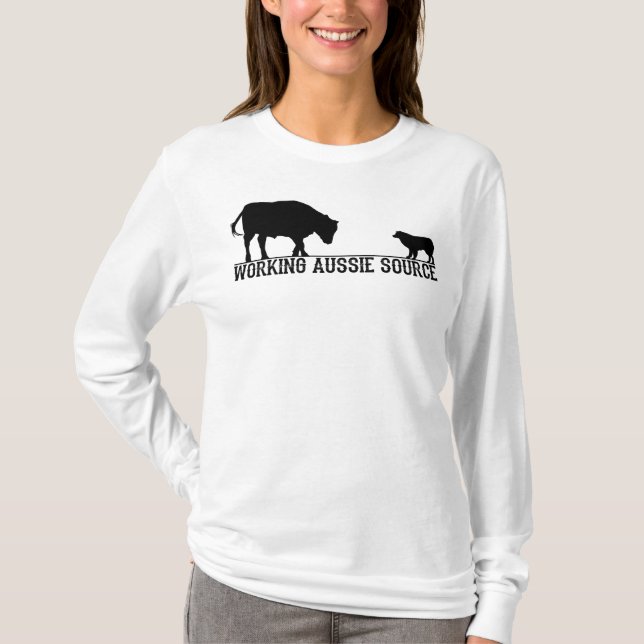 T-shirt Douille de base des femmes la longue (Devant)