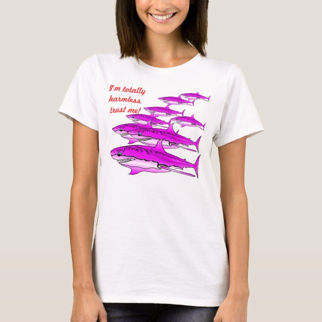 T-shirt Douille de brigade de requin longue (Devant)