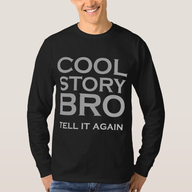 T-shirt Douille de Bro d'histoire fraîche longue (Devant)