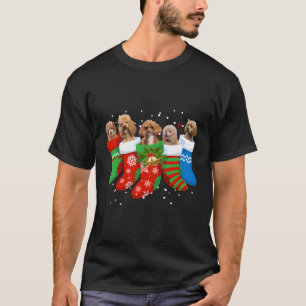 T-shirt Douille de caniche Poodle Chien Chaussettes Cute X