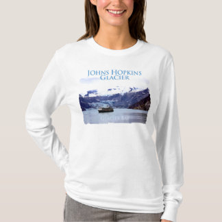 T-shirt Douille de dames de glacier de Johns Hopkins