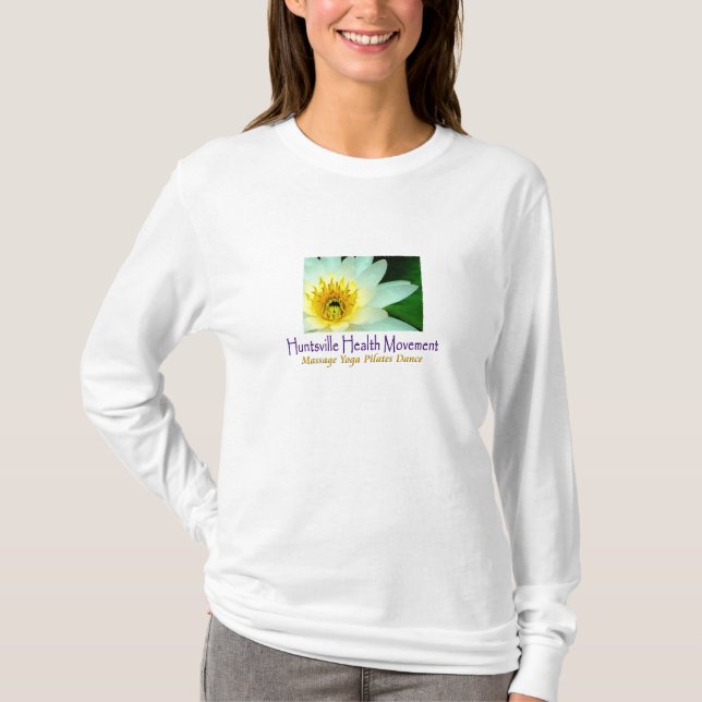 T-shirt Douille de HHM "Asana Lilly central" longue (Devant)