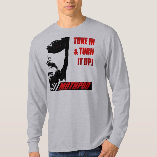 T-shirt Douille des hommes de Mothpod 2,0 la longue (Devant)