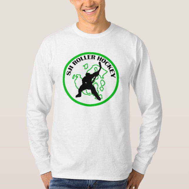 T-shirt Douille d'hockey de rouleau de SJI longue (avant (Devant)