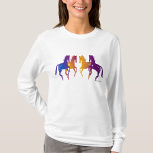 T-shirt Douille indienne sauvage des dames aa Hoody de