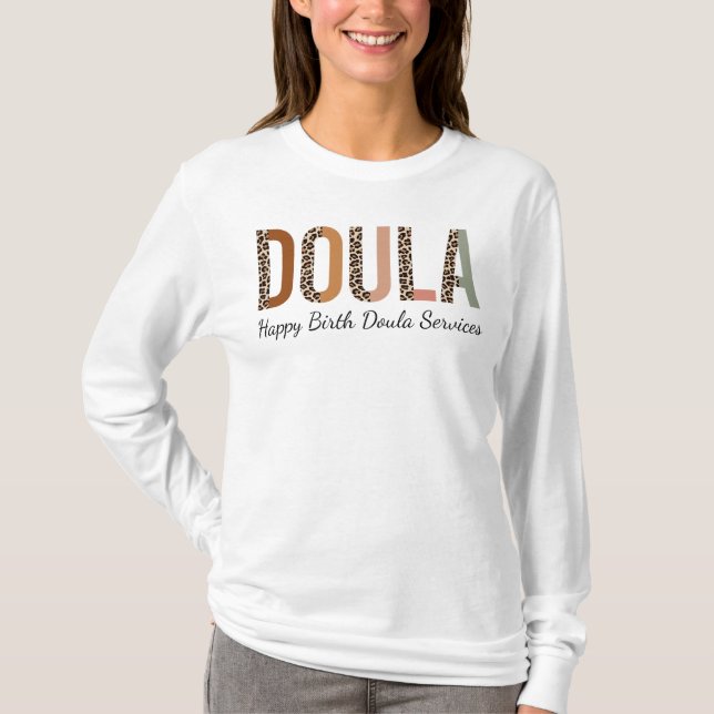T-shirt Doula, Cadeau Pour Doula, Travailleur De Naissance (Devant)