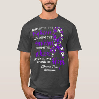 T-shirt Douleur chronique personne ne combat seul je peux