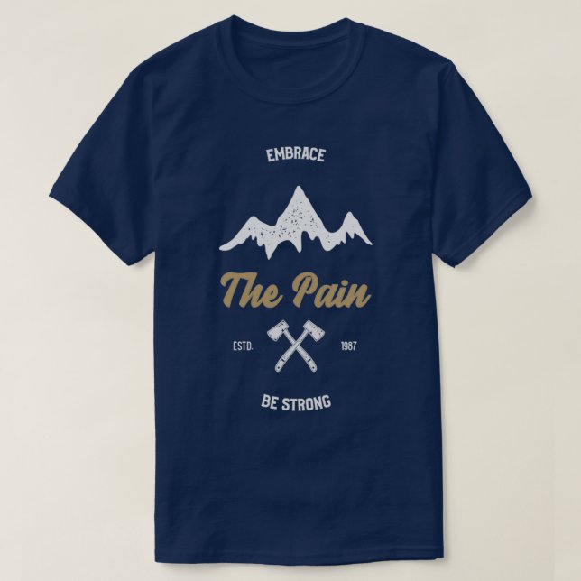 T-shirt Douleur des montagnes (Design devant)