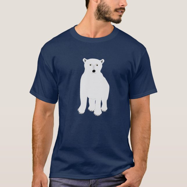 T-shirt d'ours blanc (Devant)