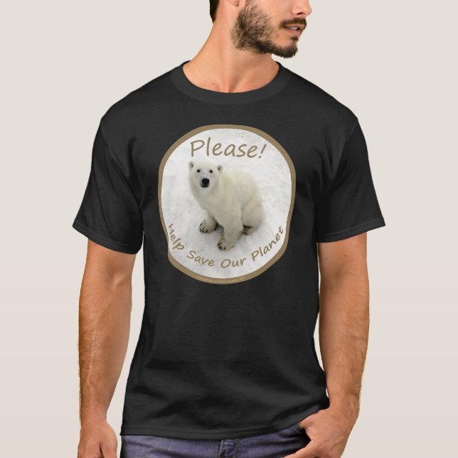 T-shirt d'ours blanc (Devant)