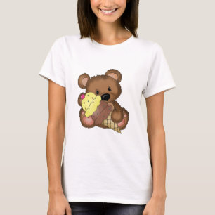 T-shirt d'ours de crème glacée