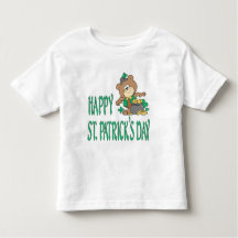 T-shirt d'ours du jour de St Patrick