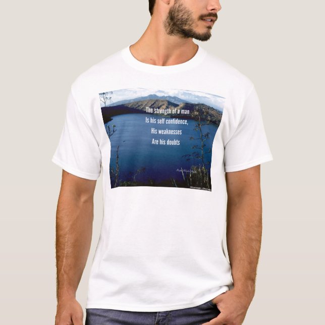 T-shirt Doute et confiance en soi (Devant)