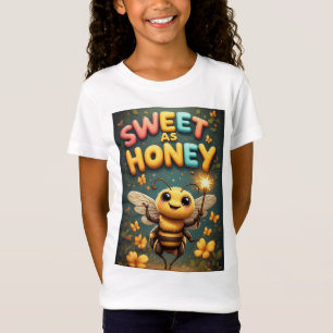 T-Shirt Doux comme du miel : adorable abeille de dessin an
