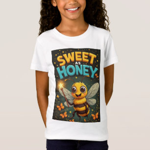 T-Shirt Doux comme du miel : adorable abeille de dessin an