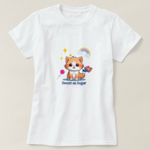 T-shirt Doux comme Sugar Tough comme clous-tee femmes