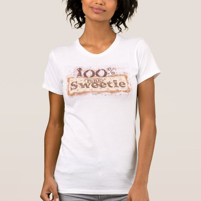 T-shirt doux de dames de conception (Devant)