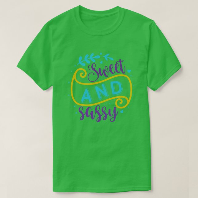 T-shirt Doux et sassy01 (Design devant)