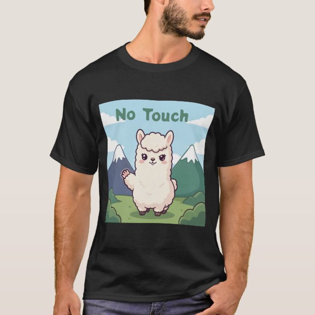 T-shirt Doux lama  (Devant)