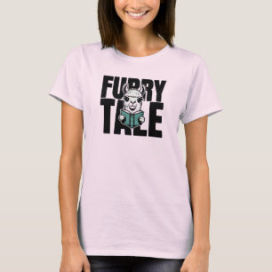 T-shirt Doux lama lisant un livre