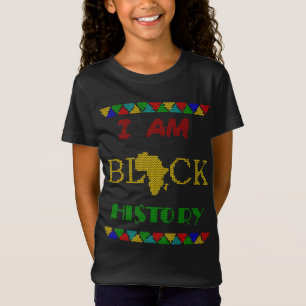 T-Shirt Doux moche Je Suis Noir Histoire Africain Black Pr