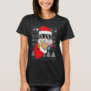 T-shirt Doux moche Mele Kalikimaka Apparel Shaka Père Noël