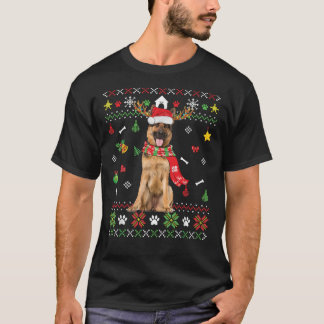 T-shirt Doux moche Noël Allemand Berger Chien Chien Chien