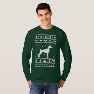 T-shirt Doux moche Noël Grand chien Danse