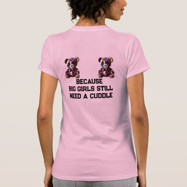 T-shirt Doux ours en patchwork câlin (Dos)