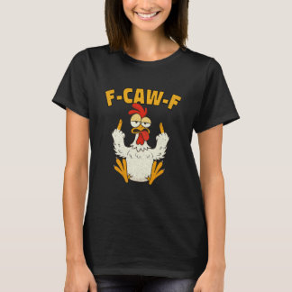 T-shirt Doux Poulet Drôle D'oiseau Dcawd Poulet Chuchoteur
