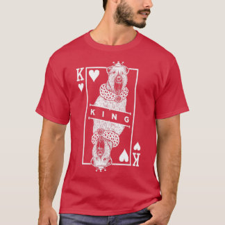 T-shirt Doux Revêtu Roi De Coeurs Roi De Coeurs Drôle D