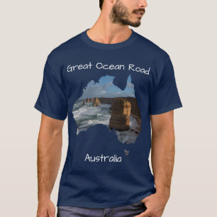 T-shirt Douze Apôtres Bleus Great Ocean Road Australie