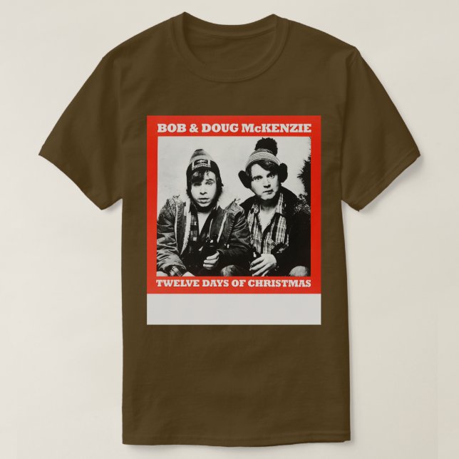 T-shirt Douze jours de Noël Bob Doug SCTV (Design devant)