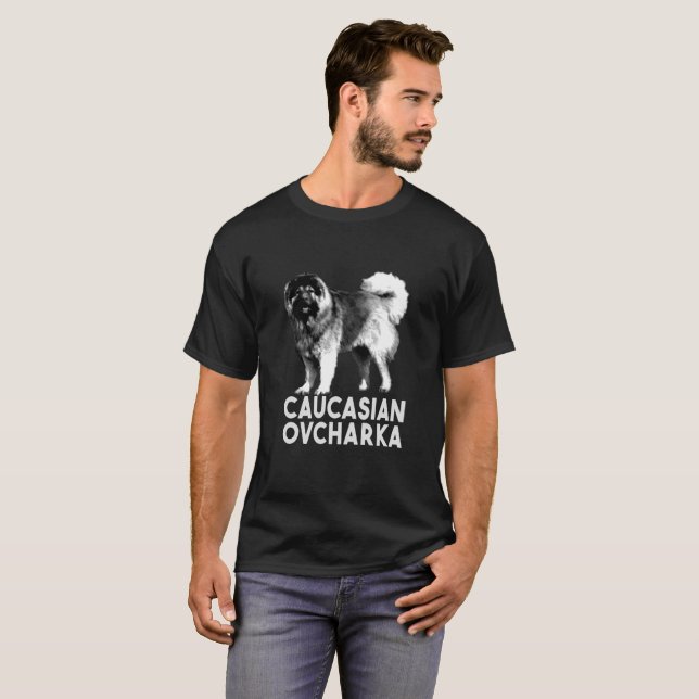 T-shirt d'Ovcharka de Caucasien (Devant entier)