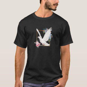 T-shirt Dove Bird Birds Love Peace Nouveaux Débuts Hope Fl