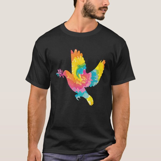 T-shirt Dove de la Paix coloré (Devant)